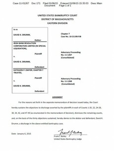 Full judgement: What the US judge ruled on former Anglo boss David Drumm