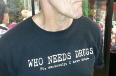 Man wearing 'I have drugs' t-shirt arrested... for having drugs