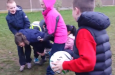 Pupils at Steph Roche's old school prove that her goal was the best