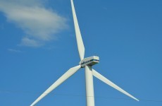 A twenty-five metre wind turbine blade has fallen to the ground