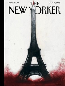 Everyone is sharing the New Yorker's wonderful cover tribute to Charlie Hebdo