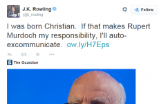 JK Rowling just took Rupert Murdoch down a peg in one fell swoop