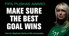 It's your very last chance to help Stephanie Roche win the Puskas Award