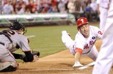 Check out this thrilling inside-the-park home-run