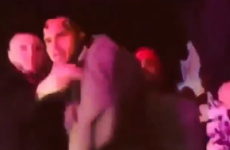 Chris Brown flinches as gunshots ring through club... it's The Dredge