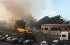 Container fire at business park near Naas Road