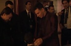 Cristiano Ronaldo's son was chuffed to run into Lionel Messi at the Ballon d'Or ceremony