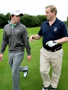 Caption comp: Tee-shock Enda takes a swing at Rory glory