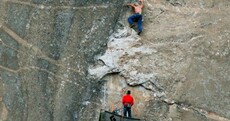 In photos: The journey of the two men who completed the hardest climb in the world