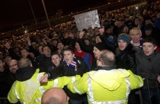 Rangers fans stage protests against club's board after game against Hearts abandoned
