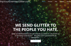 Man who founded 'glitter to your enemies' company is selling it in desperation