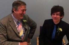'We go into a room as two people, sign a book and leave as one': Stephen Fry is married