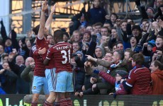 Three second half goals saw West Ham to victory over Hull this afternoon
