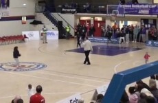 Cork teenager Annalise Murphy pulls off brilliant half court shot
