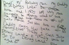 Little girl writes ridiculously cute letter to rail network that makes her dad late