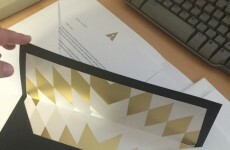 Here's what it looks like when you get an Oscars invite in the post