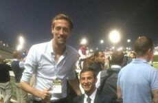 Peter Crouch shouldn't stand next to jockeys! It's the best sporting tweets of the week