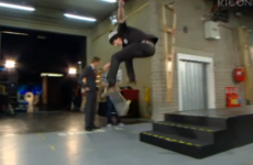 This skater couldn't just catch a break on the Late Late last night