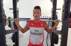'Lightweight' Mesut Ozil has used his injury lay-off to hit the gym and beef up