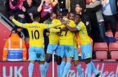 Chamakh and Sanogo combine to stun Southampton as Long fractures rib