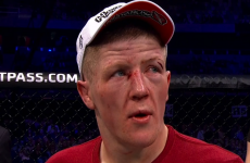 Disappointment for Paul Redmond despite a courageous display in tonight's UFC debut