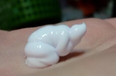 This moisturiser blob perfectly represents Monday mornings
