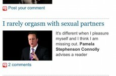 The Guardian website had an amazing picture fail this morning