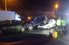 No injuries after five car pile up on M50 last night