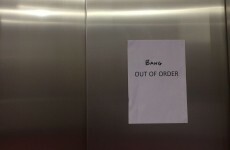 This graffiti in a Dublin office is the perfect response to the lift being broken