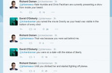 Comedian David O'Doherty engages in epic slagging battle on Twitter