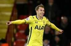 Beckham-esque Eriksen fires Spurs into the Capital One Cup final