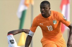 Injury scare for Manchester City as Yaya limped off last night in Africa Cup Of Nations
