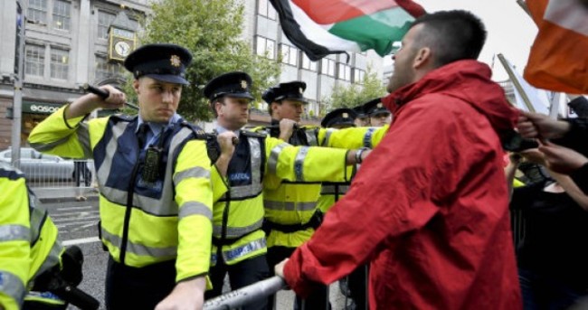 In pictures: the Dublin anti-Blair protests