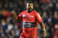 Police hold Toulon's Steffon Armitage as Xavier Chiocci cleared over fight
