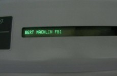 Irish Rail lets you put whatever name you want on your seat...