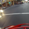 Motorcyclist gets hit by a car, miraculously lands on his feet