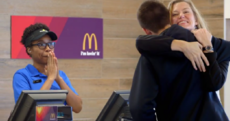 McDonald's will now accept selfies and hugs as payment