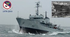 For one last time, you can check out this Irish navy ship that's travelled around the globe