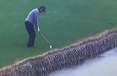 Safe to say that Padraig Harrington definitely over-thought this shot