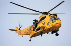 Rescue operation for man swept away while spreading ashes at sea