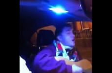 Irish lad sings in the front seat of a Dundalk taxi... and it's deadly