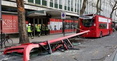 'Lucky escape' for passengers as London bus roof ripped off by tree