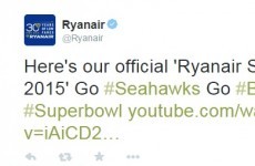 Hey, big spender: Ryanair made its very own Super Bowl ad