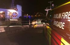 Dublin Fire Brigade rescue crewman after fall at Howth
