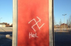 Nazi graffiti found on sign in Ballymun
