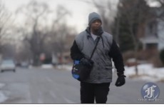 Tired of your commute? This man walks 21 miles to and from work every day