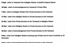 Why was Alan Shatter given information about Garda investigation before other TDs?