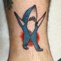 Welp, someone got a 'left shark' tattoo