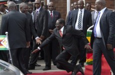 Photographers in Zimbabwe forced to delete photos of President Mugabe falling