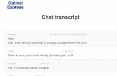 Irish guy has loveliest web chat ever with Optical Express customer service agent
